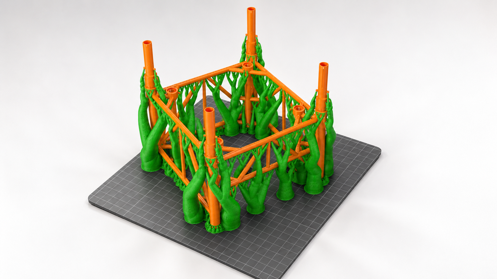 3D printed subsea structure model for installation and decommissioning support