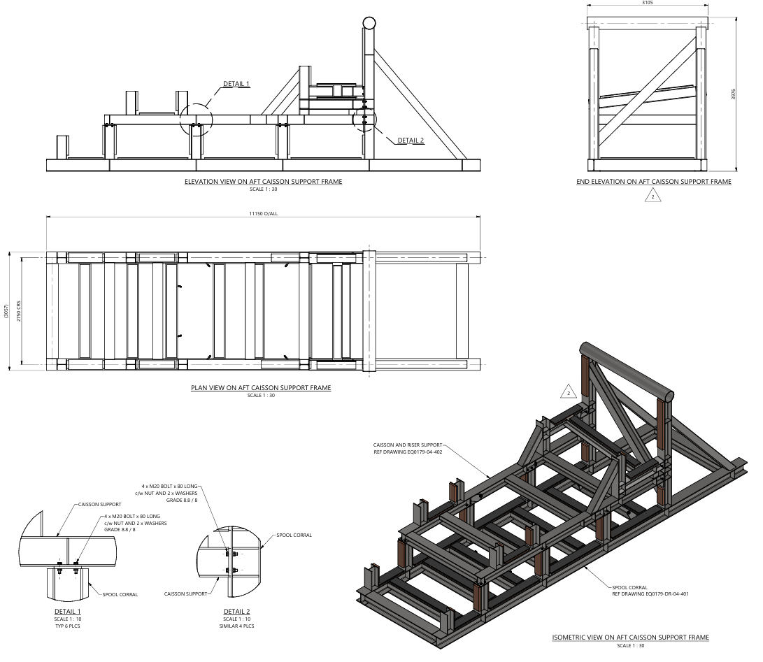 Detailed structural design